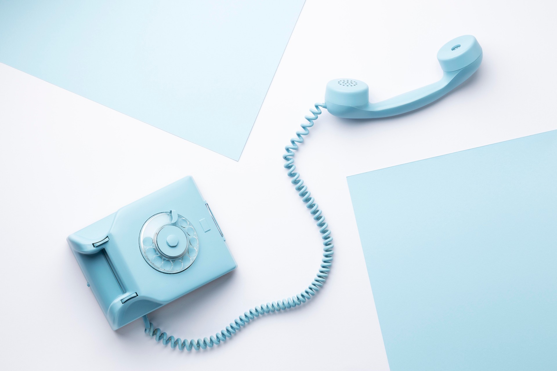 top-view-blue-monday-concept-composition-with-telephone